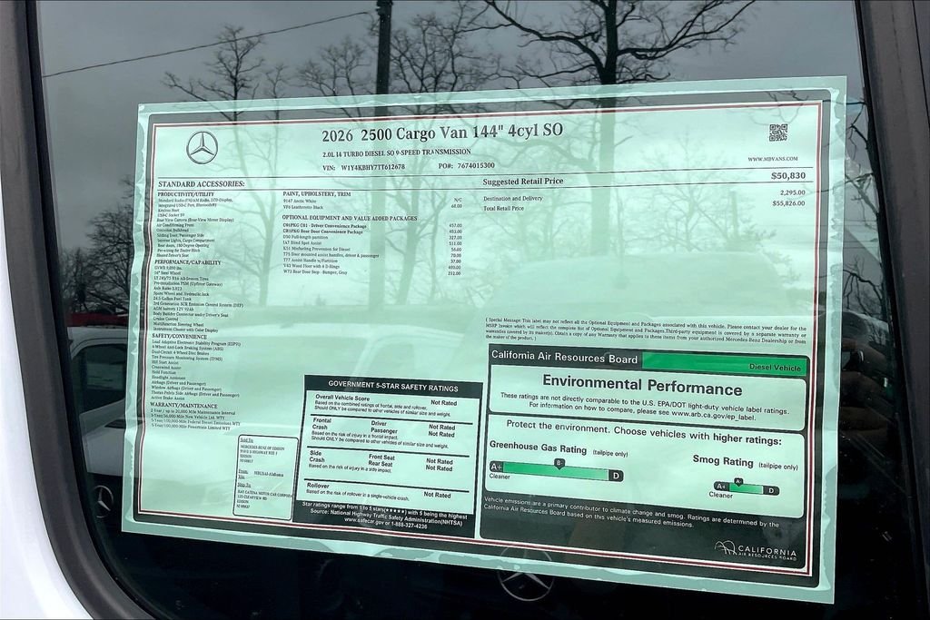 New 2026 Arctic White Mercedes-Benz Cargo 144 WB image 12