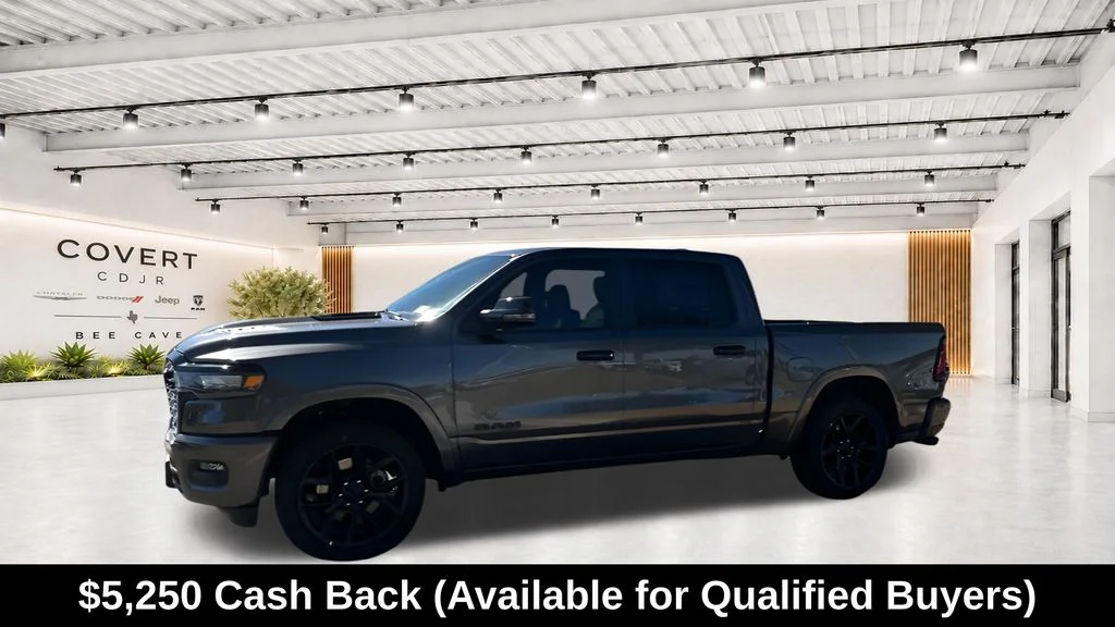 New 2026 Granite Crystal Metallic Clear-Coat Exterior Paint RAM Laramie image 5