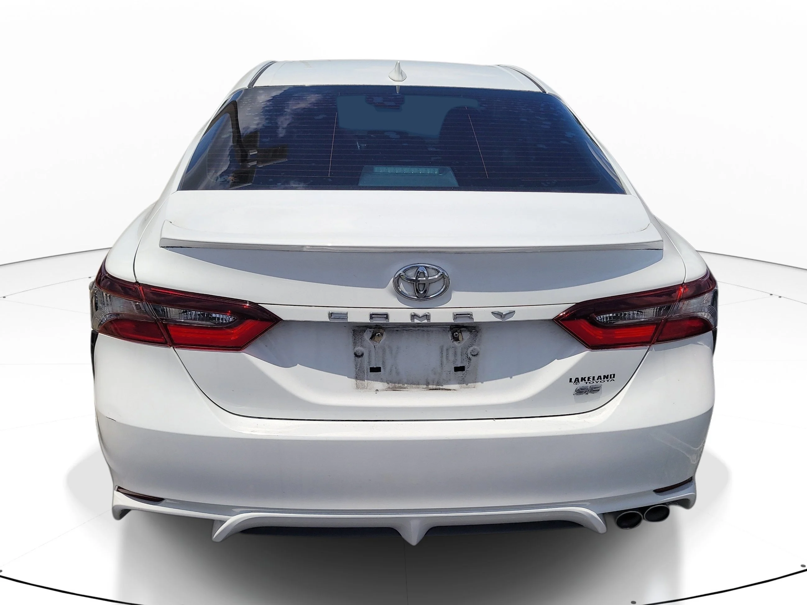 Used 2021 Super White Toyota SE Nightshade image 5