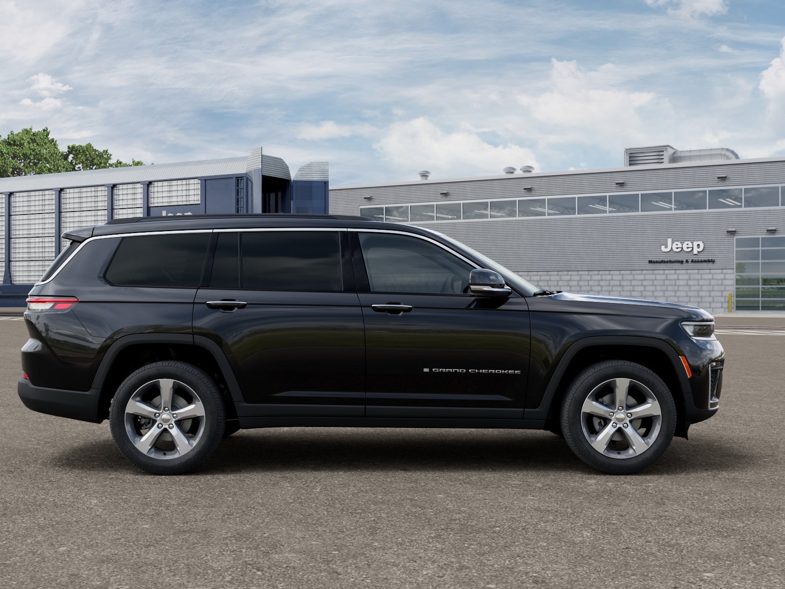 New 2026 Diamond Black Crystal Pearl-Coat Exterior Paint Jeep Limited image 12
