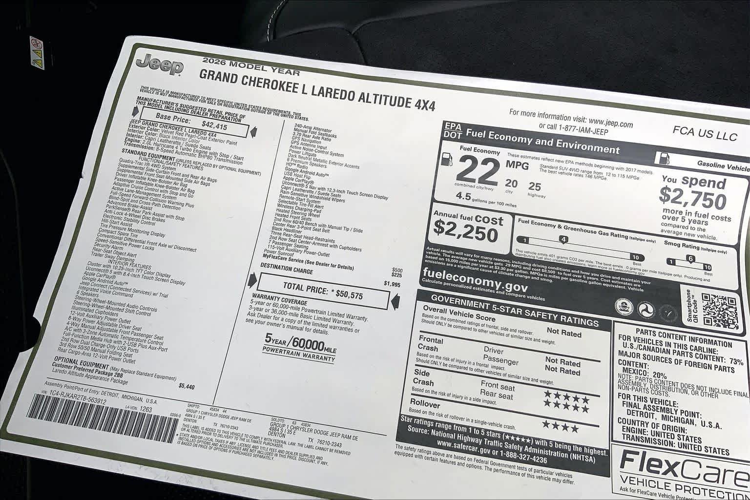 New 2026 Velvet Red Pearlcoat Jeep Laredo Altitude image 18