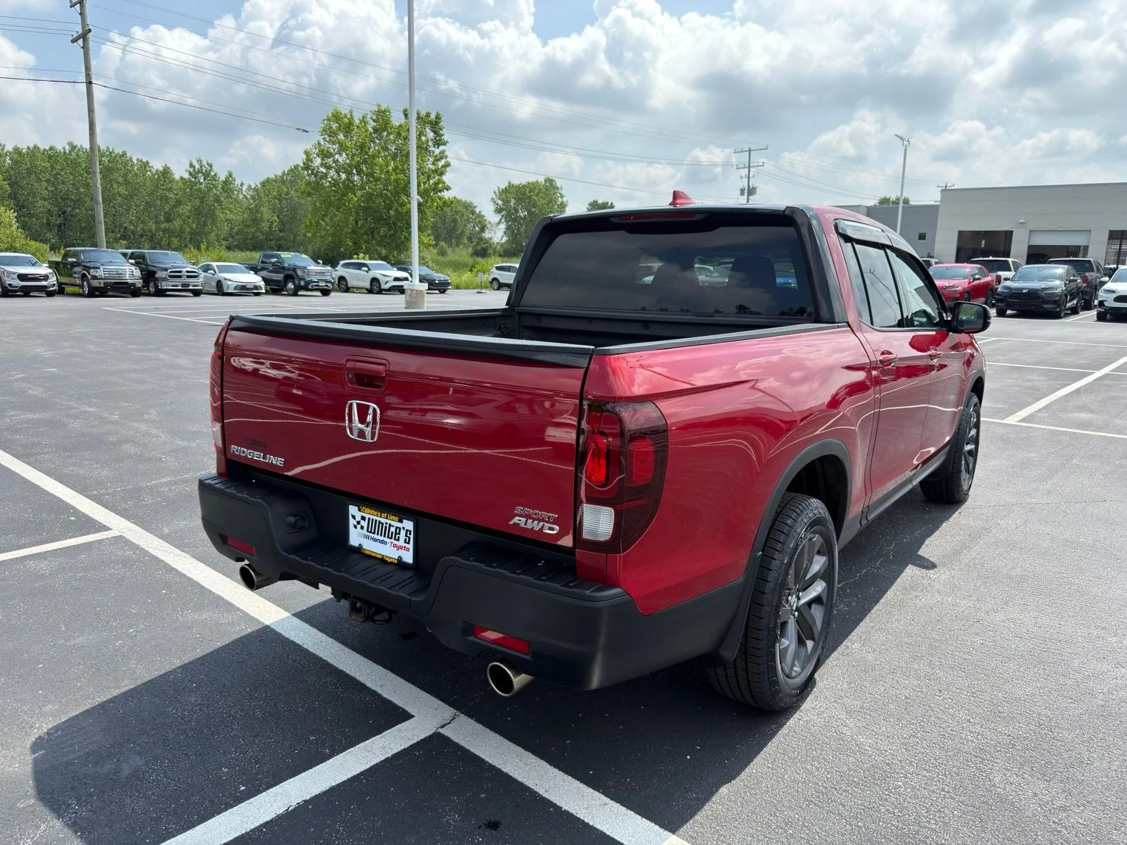Used 2021 Radiant Red Metallic II Honda Sport image 6