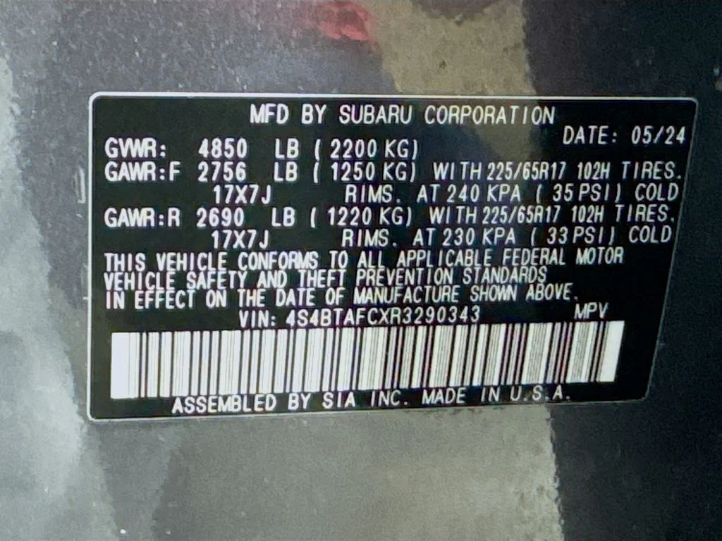 Used 2024 Gray Subaru Premium image 43