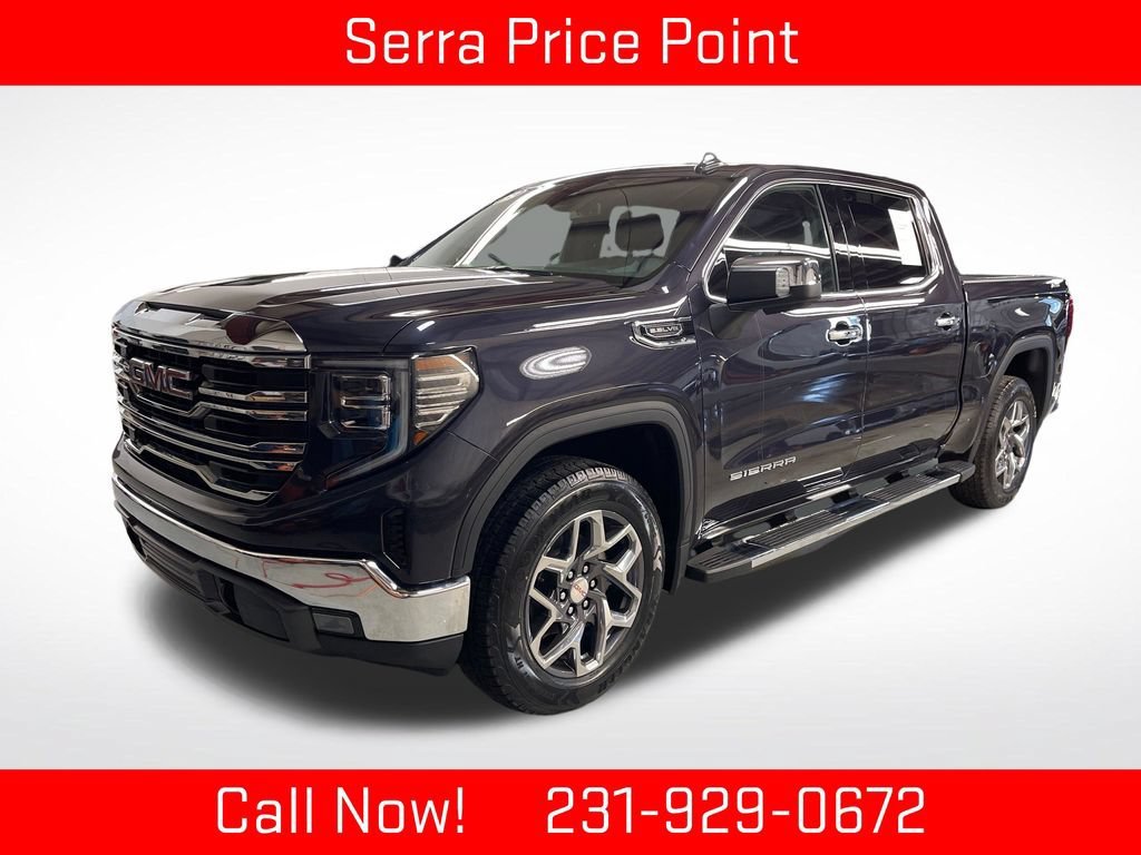 Used 2023 Titanium Rush Metallic GMC SLT image 1