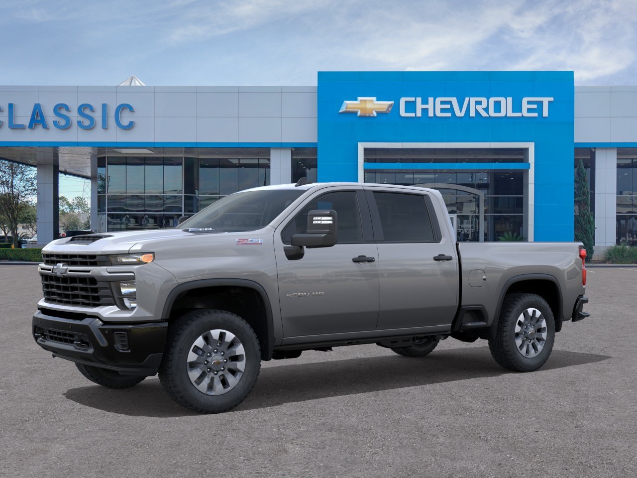2026 Chevrolet Silverado 2500 HD Custom Gray at Classic Elite Chevrolet Hwy 6