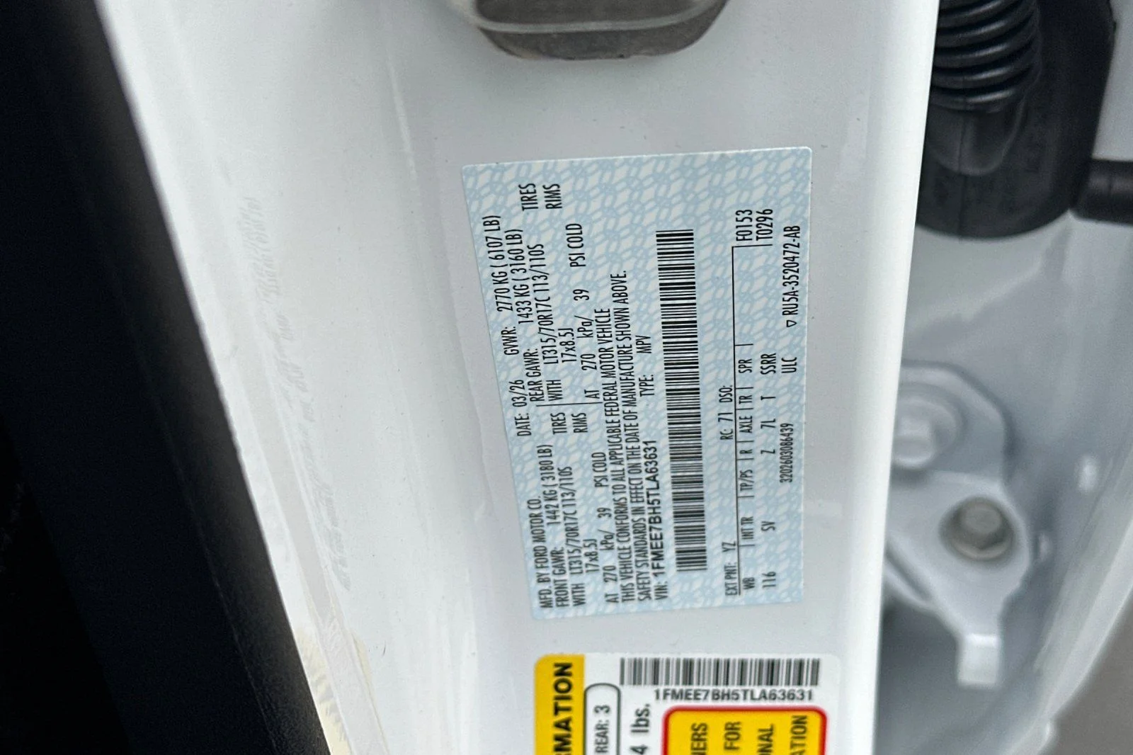 New 2026 Oxford White Ford Big Bend® image 26