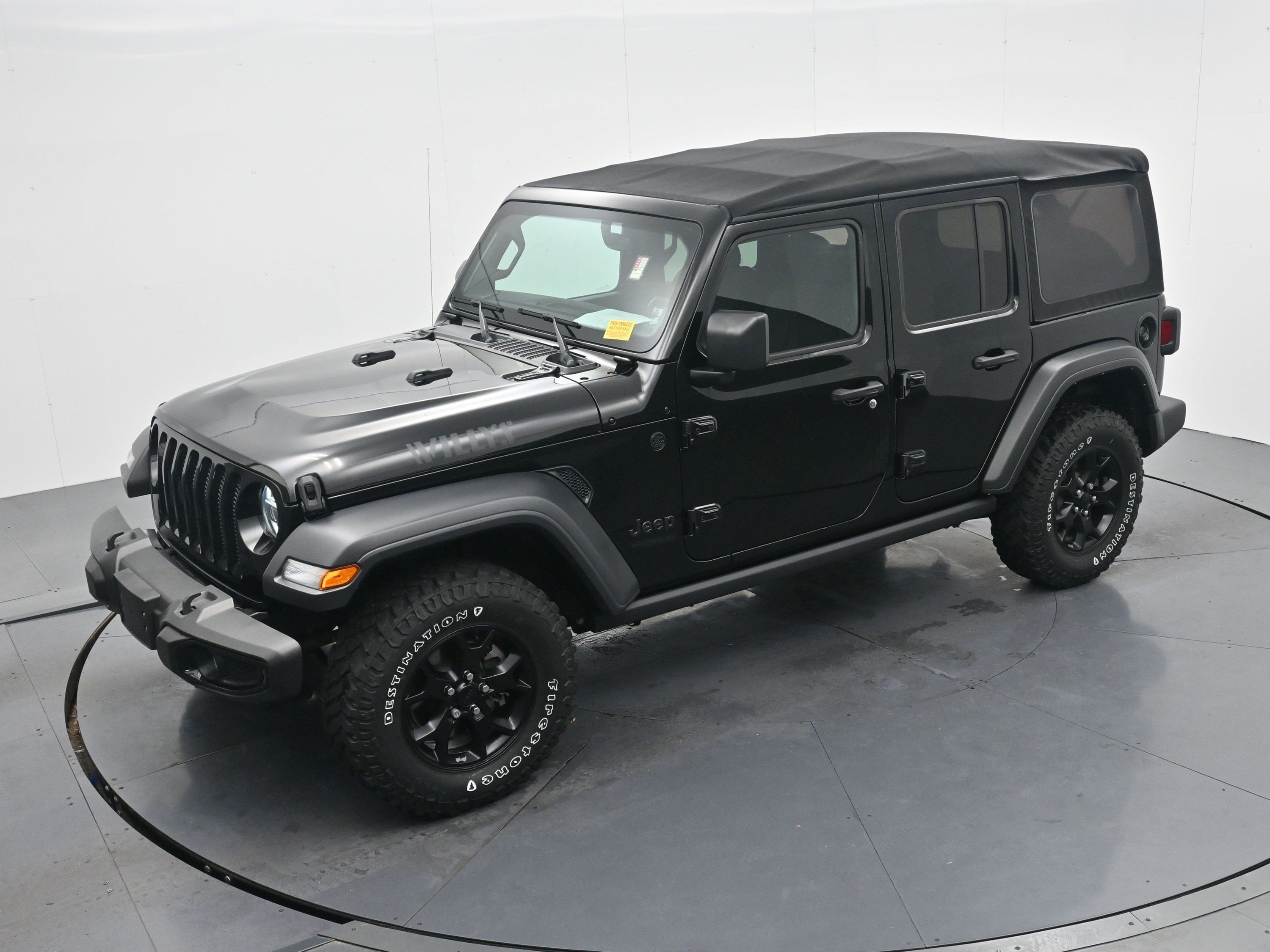 Used 2022 Black Clearcoat Jeep Unlimited Willys image 17