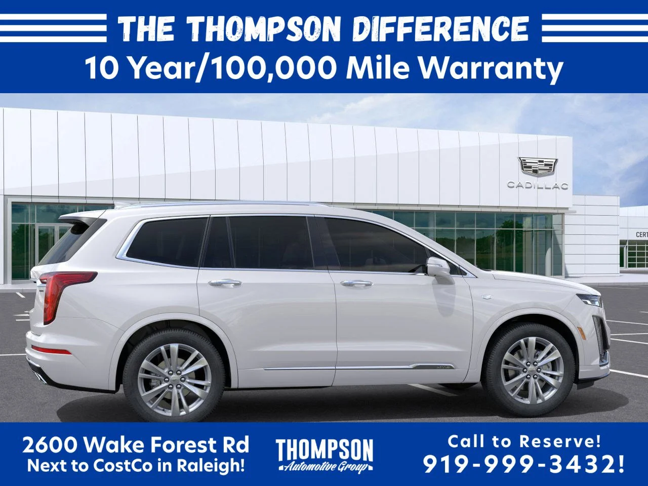 Used 2025 Crystal White Tricoat Cadillac Premium Luxury image 5