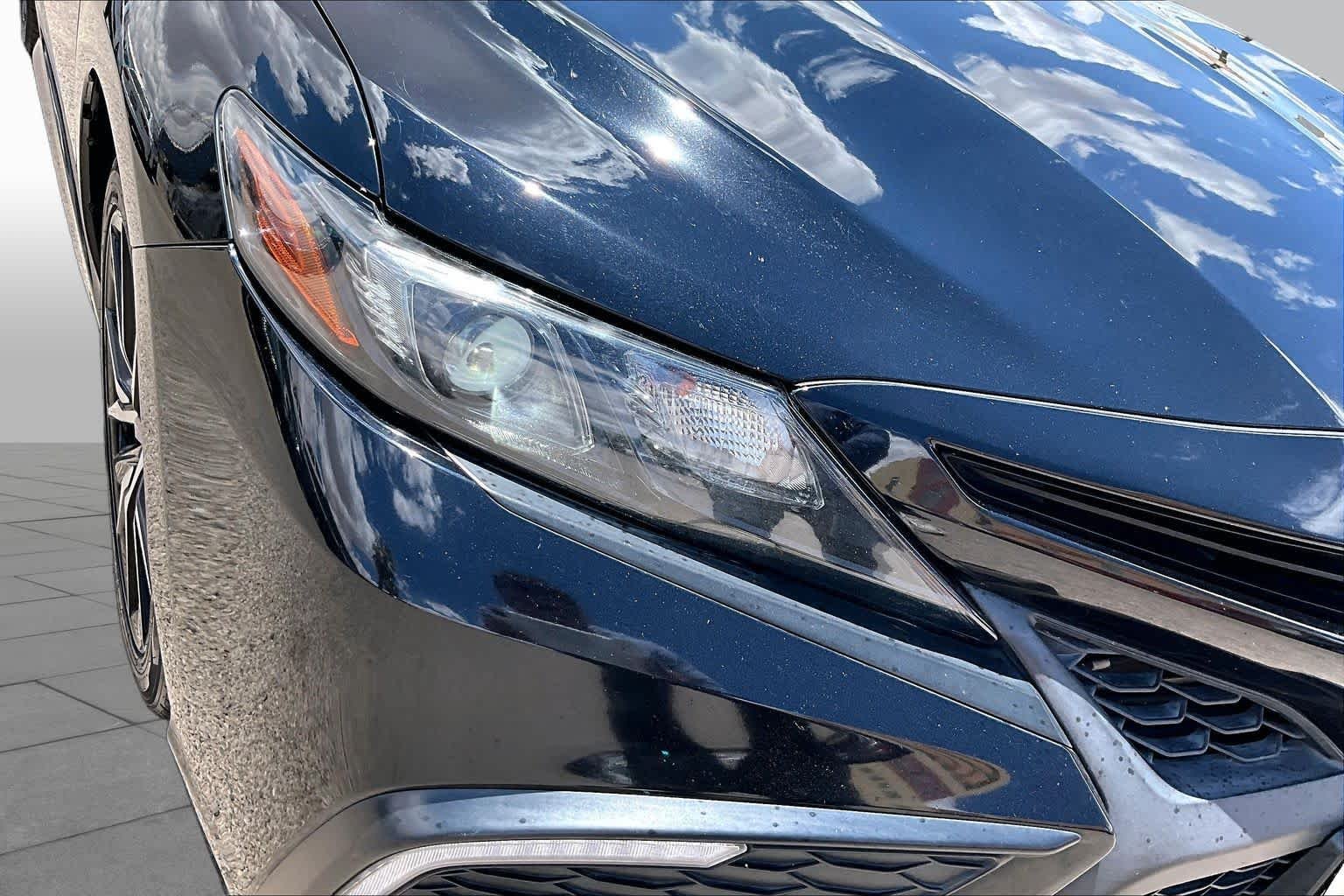 Used 2022 Midnight Black Metallic Toyota SE image 26