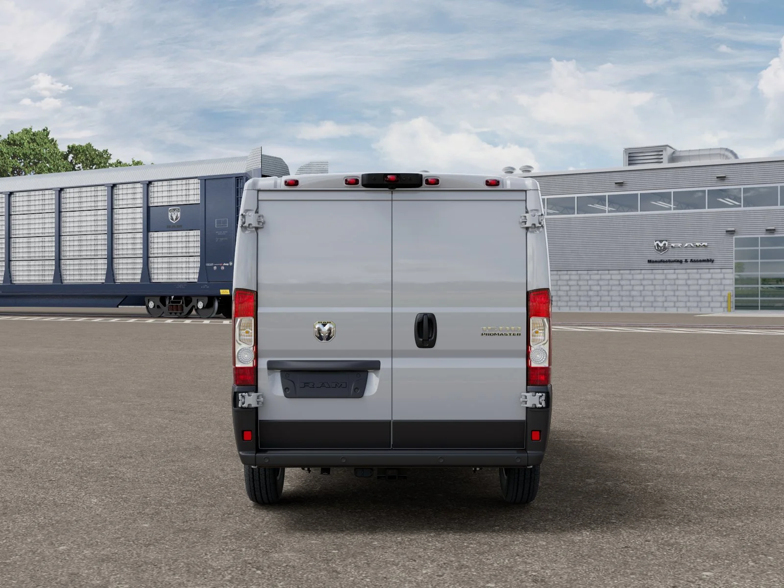 New 2026 Bright White Clear-Coat Exterior Paint RAM SLT image 7