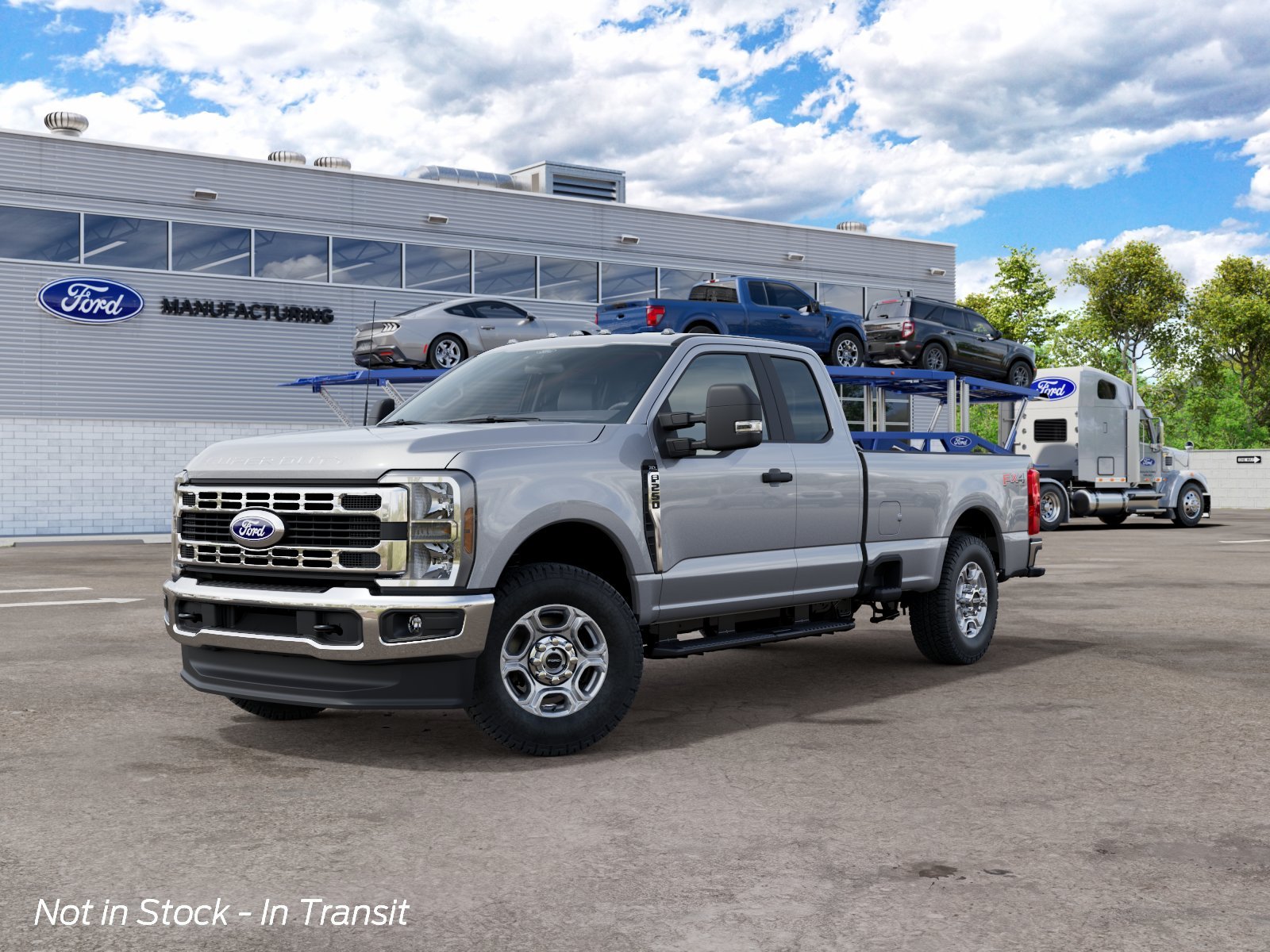 New 2027 Iconic Silver Metallic Ford XLT image 3