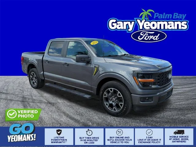 Certified Used 2024 Carbonized Gray Metallic Ford STX image 1