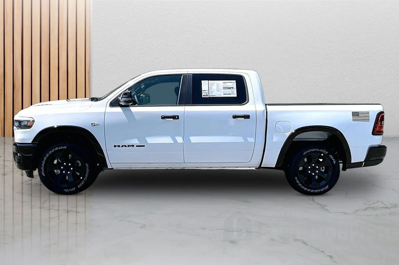 New 2026 Bright White Clear-Coat Exterior Paint RAM Big Horn/Lone Star image 6