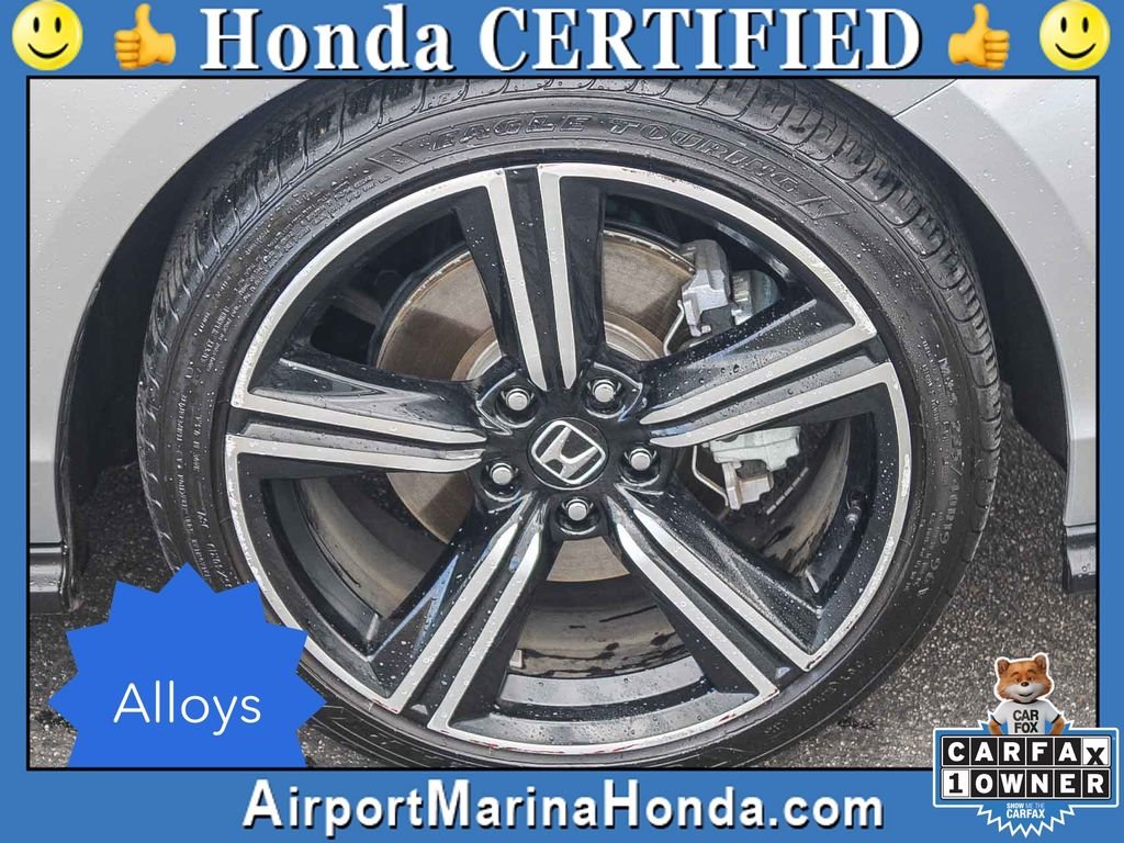 Certified Used 2024 Solar Silver Metallic Honda Sport image 17