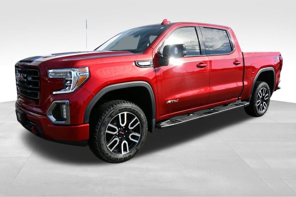 Certified 2021 GMC Sierra 1500 AT4 with VIN 3GTP9EELXMG380891 for sale in North Branch, Minnesota