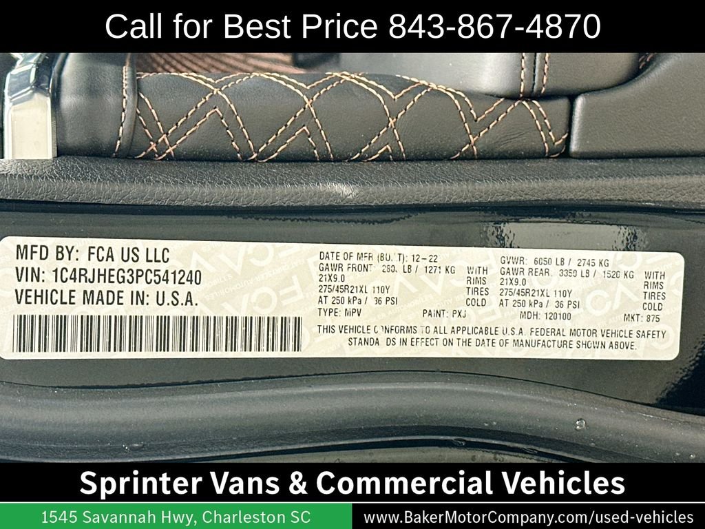Used 2023 Black Jeep Summit Reserve image 36
