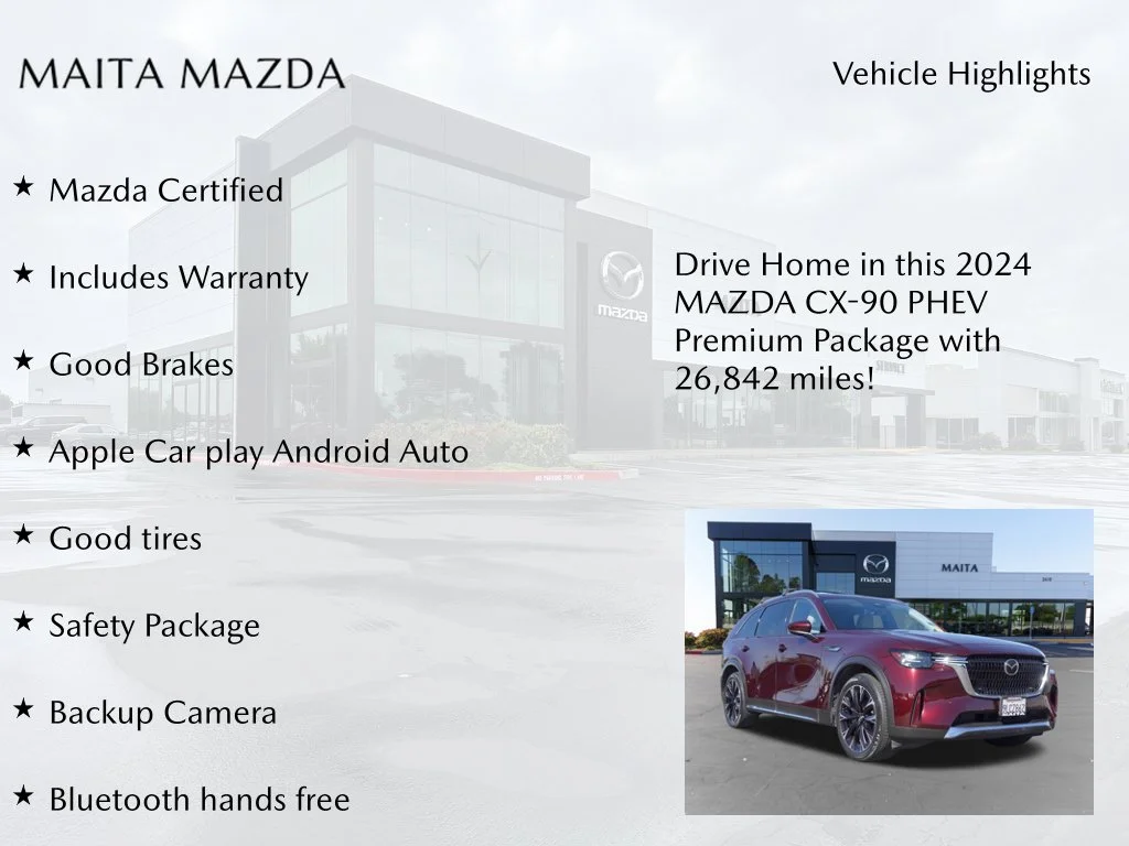 Certified Used 2024 Artisan Red Premium Mazda Premium image 8