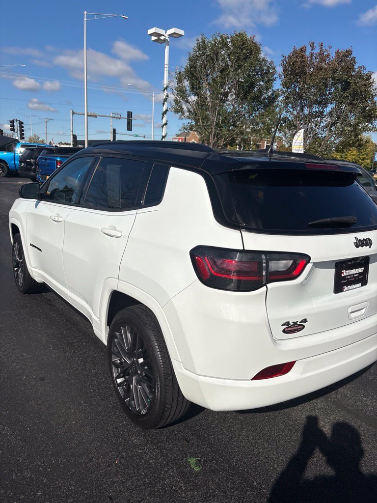 Used 2023 Bright White Clearcoat Jeep High Altitude image 3