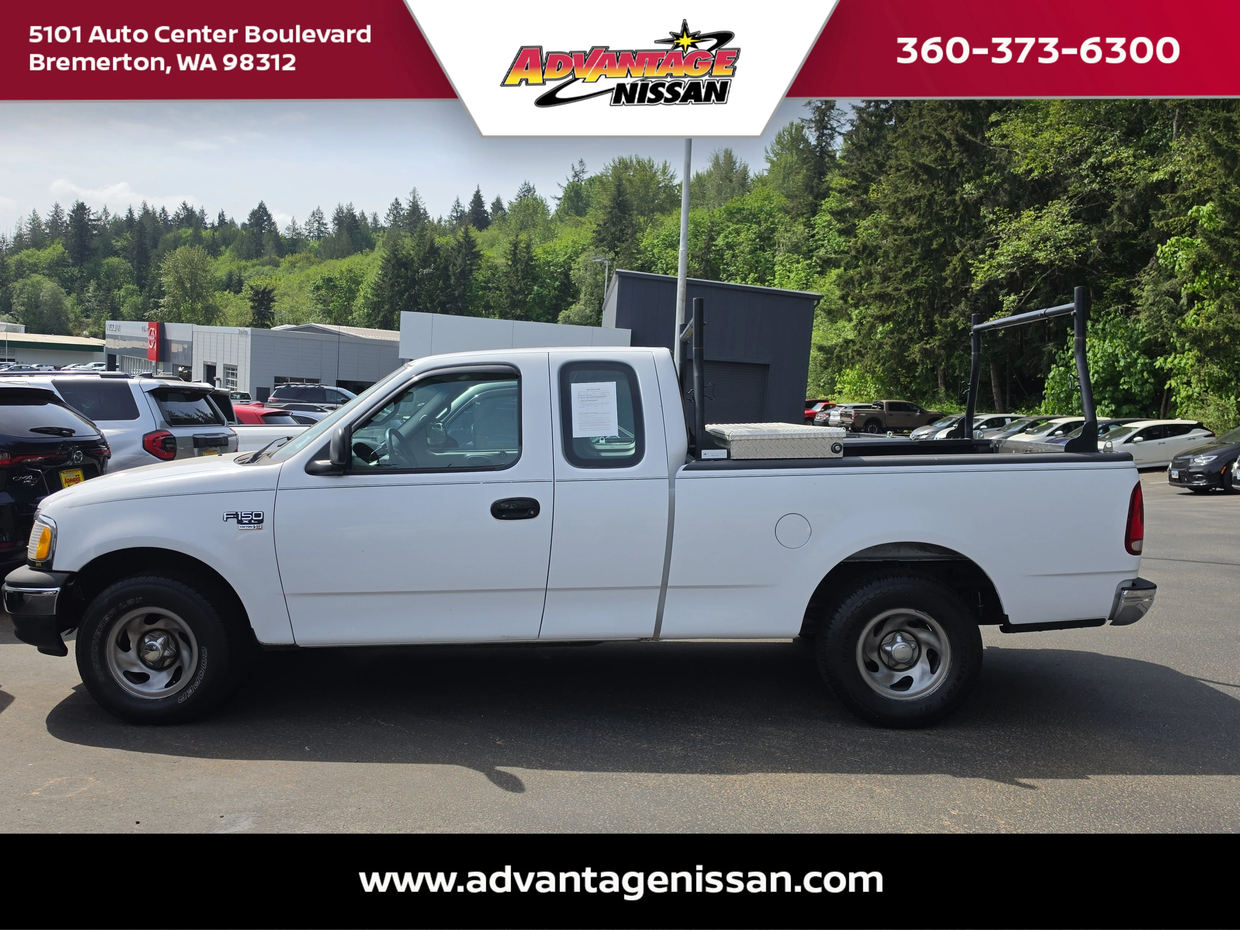 Used 2001 Ford F-150 XL with VIN 1FTRX17W51KA07891 for sale in Bremerton, WA