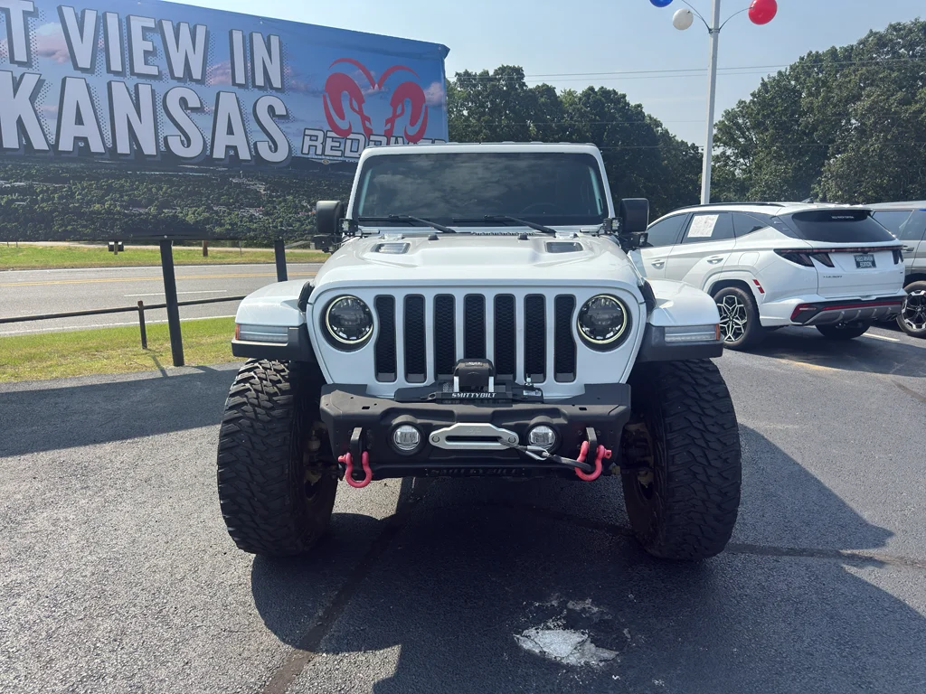 Used 2023 Bright White Clearcoat Jeep Rubicon image 2