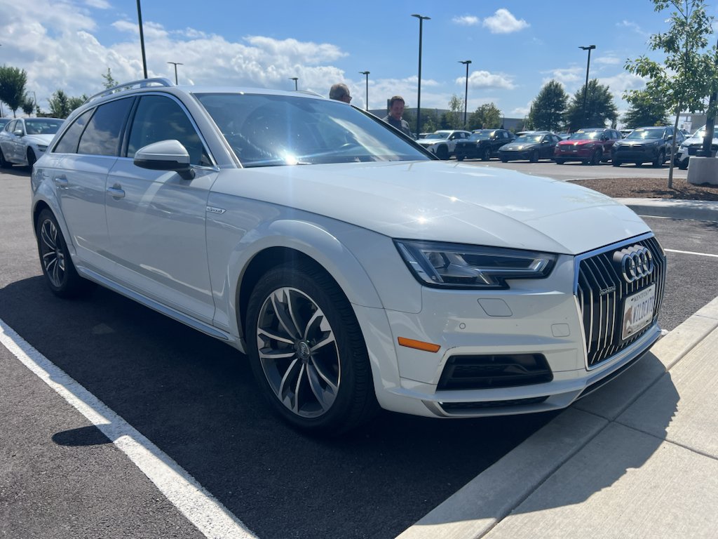 Used 2018 Glacier White Metallic Audi Premium Plus image 1