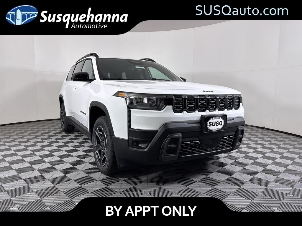 Bright White Clear-Coat Exterior Paint 2026 Jeep Cherokee SUV / Crossover Four-Wheel Drive Continuously Variable Transmission