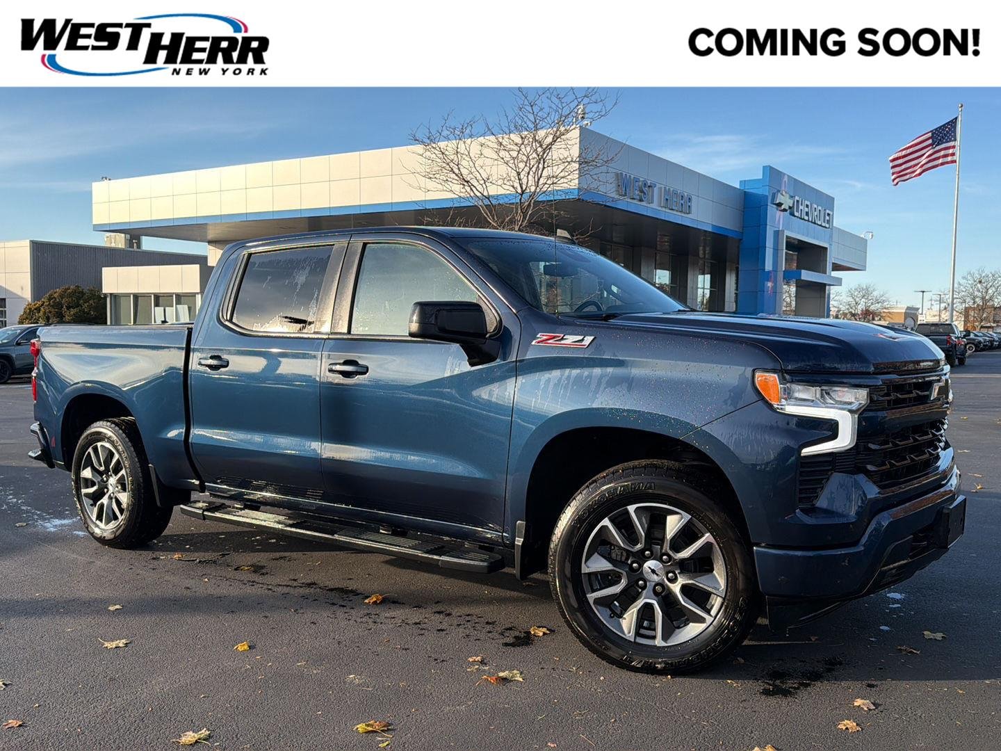 Used 2022 Northsky Blue Metallic Chevrolet RST image 1