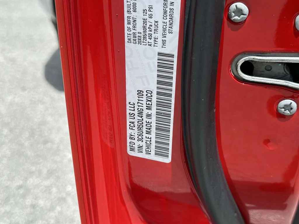 Used 2022 Flame Red Clearcoat Ram Big Horn image 34