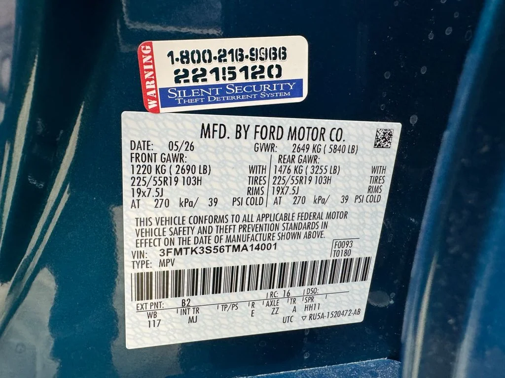 New 2026 Adriatic Blue Metallic Ford Premium image 32
