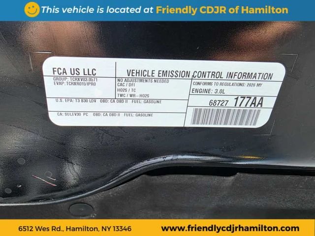 New 2026 Diamond Black Crystal Pearlcoat Dodge R/T image 24