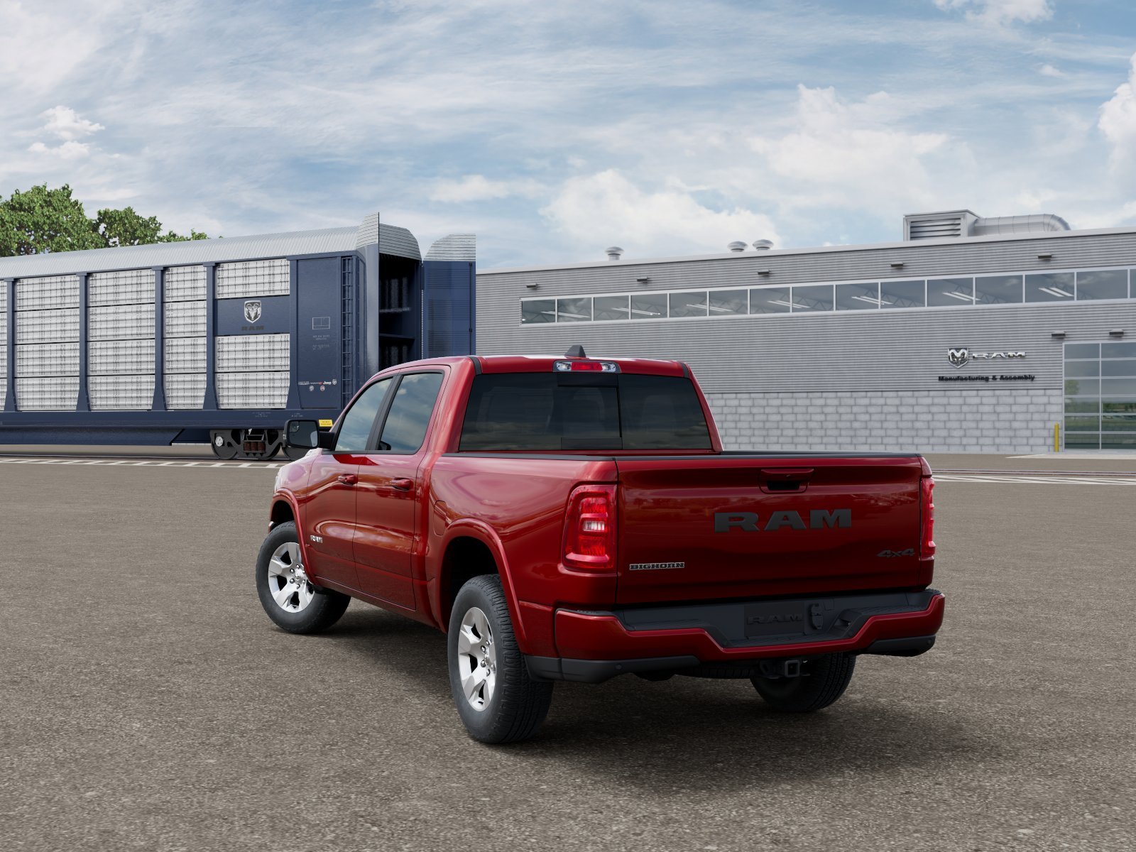 New 2026 Molten Red Pearl-Coat Exterior Paint RAM  image 3
