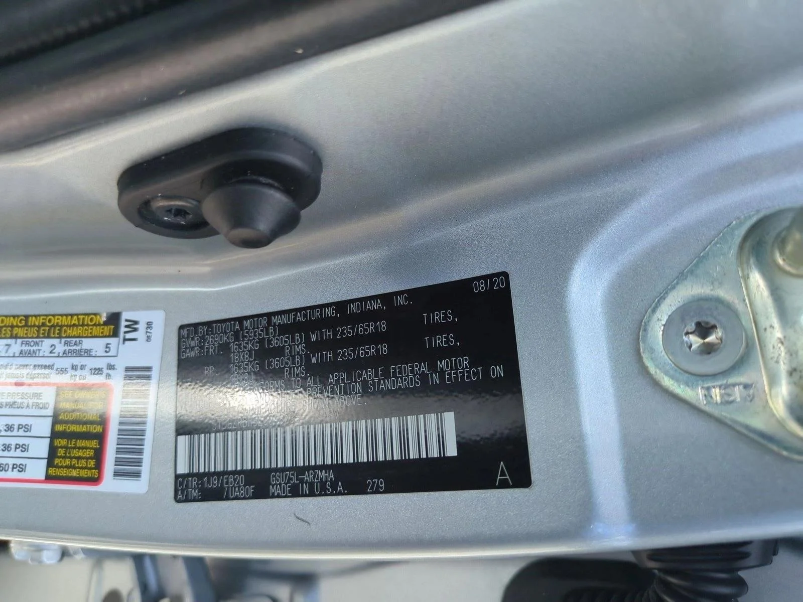 Used 2020 Celestial Silver Metallic Toyota XLE image 25