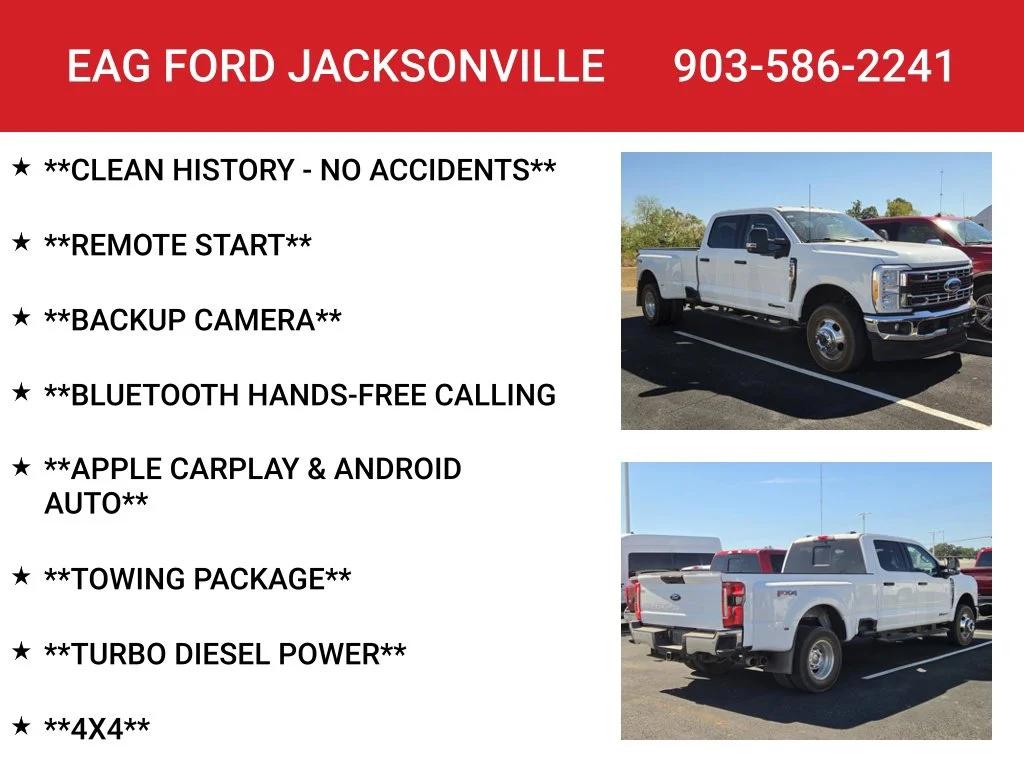 Used 2023 Oxford White Ford XLT image 4