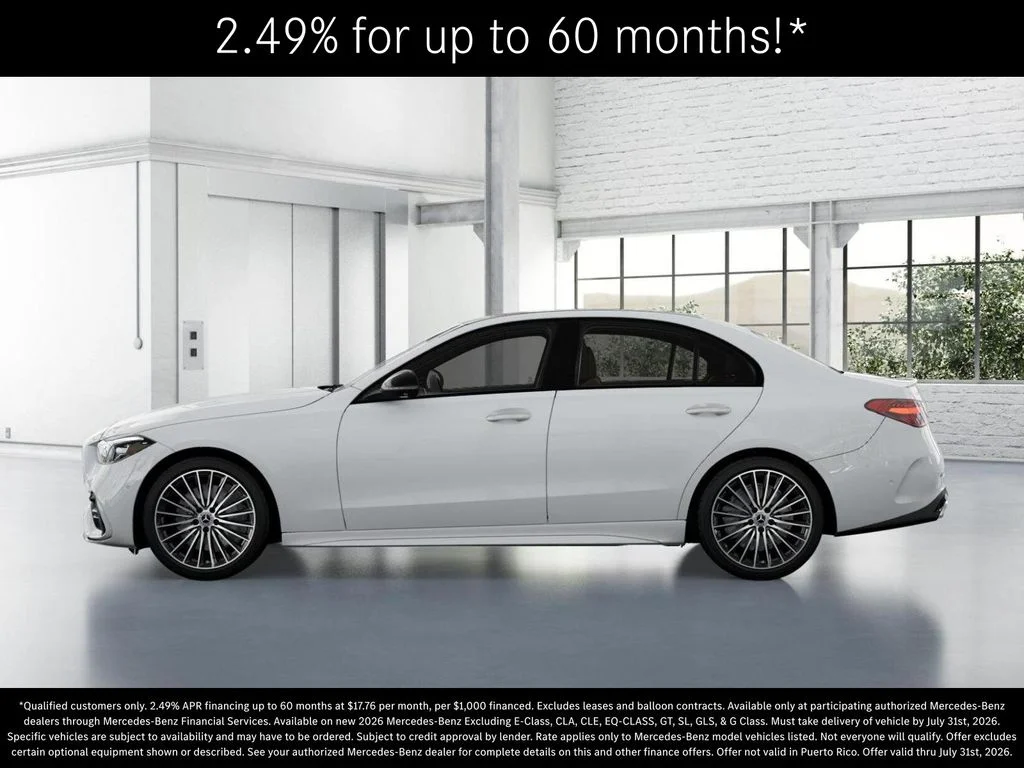 New 2026 Polar White Mercedes-Benz C 300 image 34