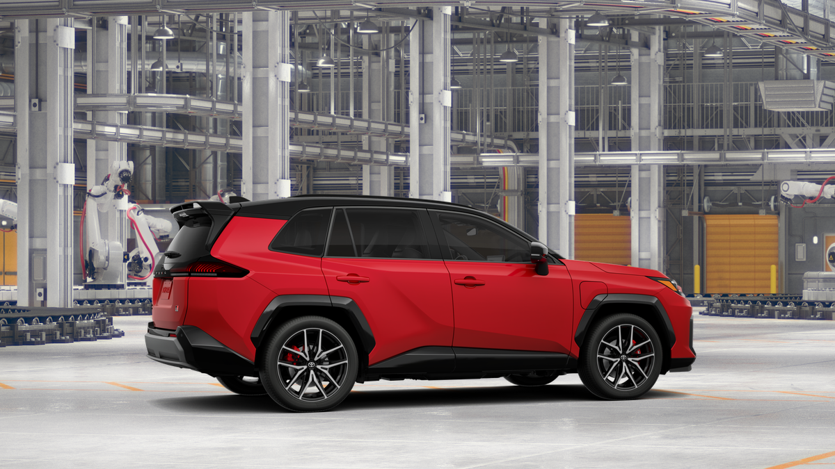 New 2026 Supersonic Red with Midnight Black Metallic roof Toyota GR SPORT image 11