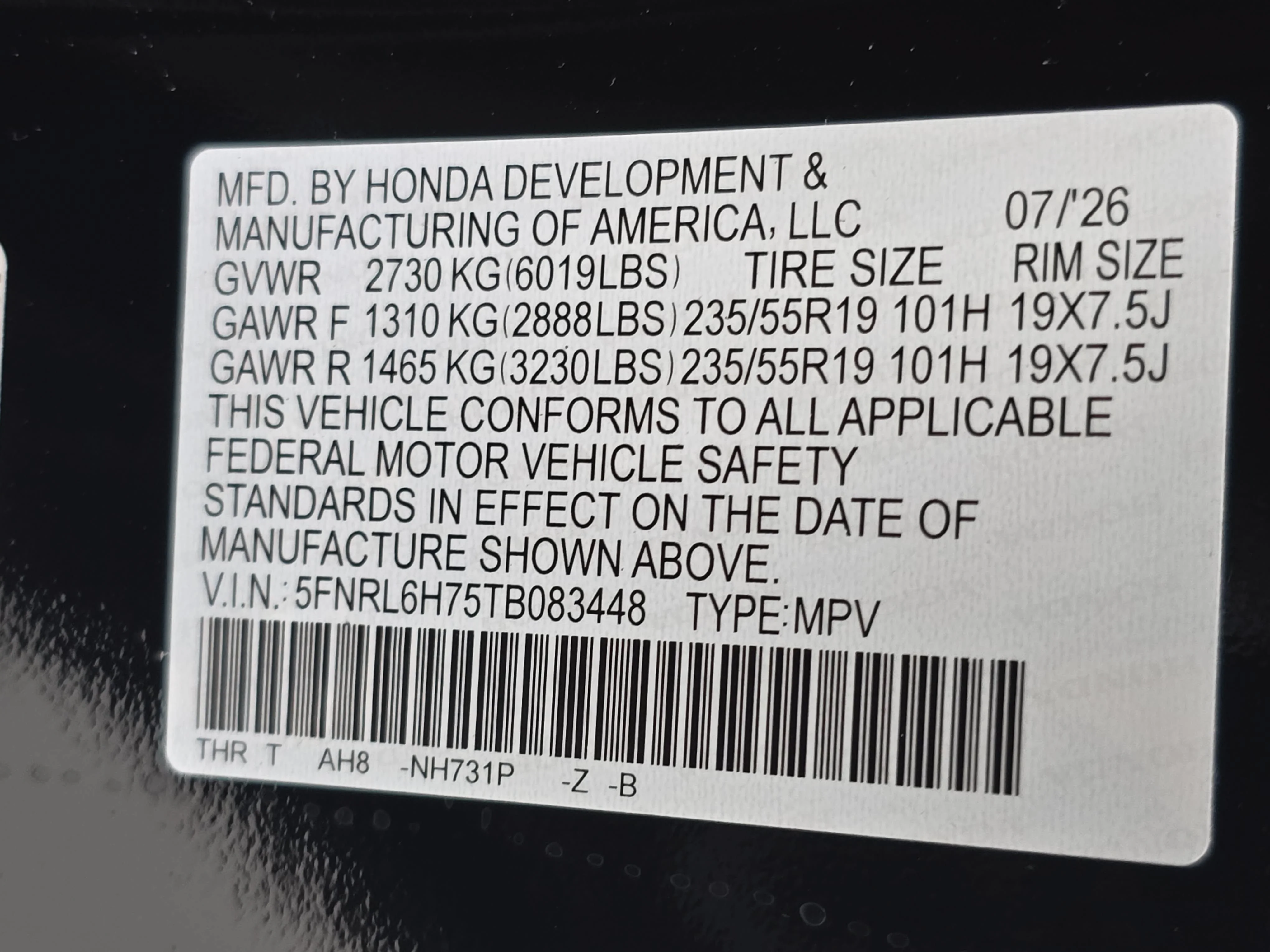 New 2026 Crystal Black Pearl Honda Sport-L image 37