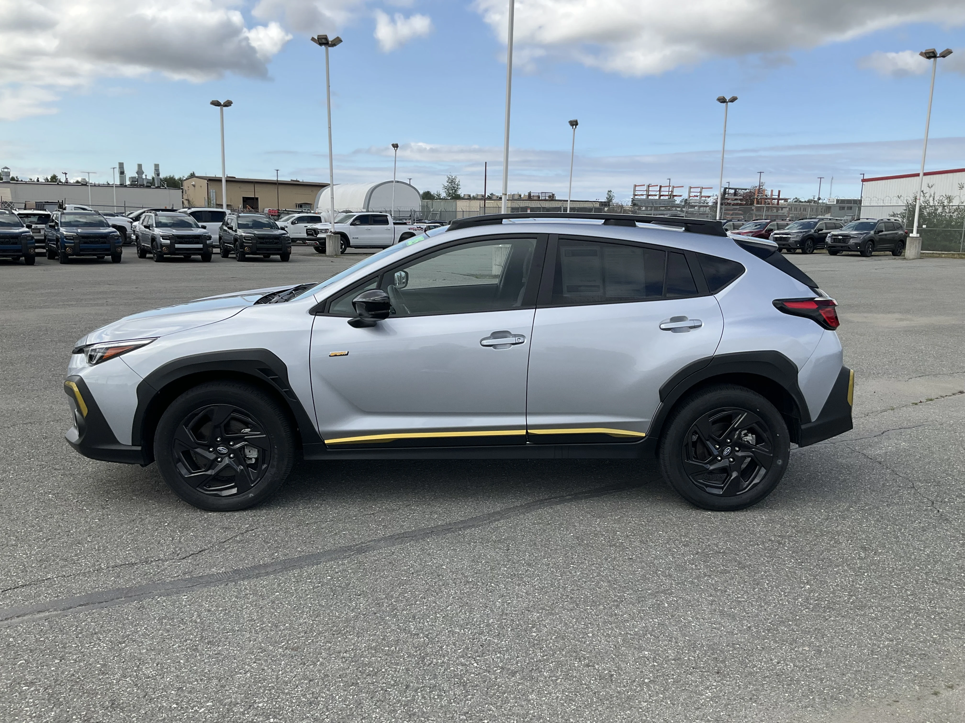 Used 2025 Ice Silver Metallic Subaru Sport image 3
