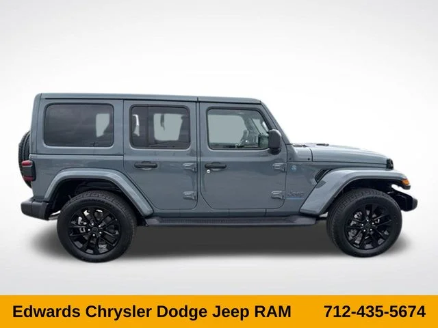 Certified Used 2025 Gray Jeep Sahara 4xe image 7