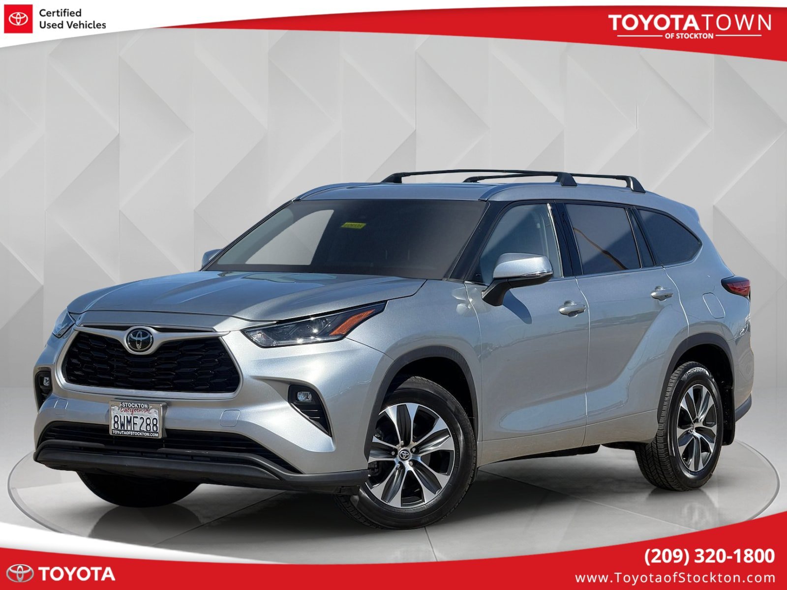 Certified Used 2021 Celestial Silver Metallic Toyota XLE image 1