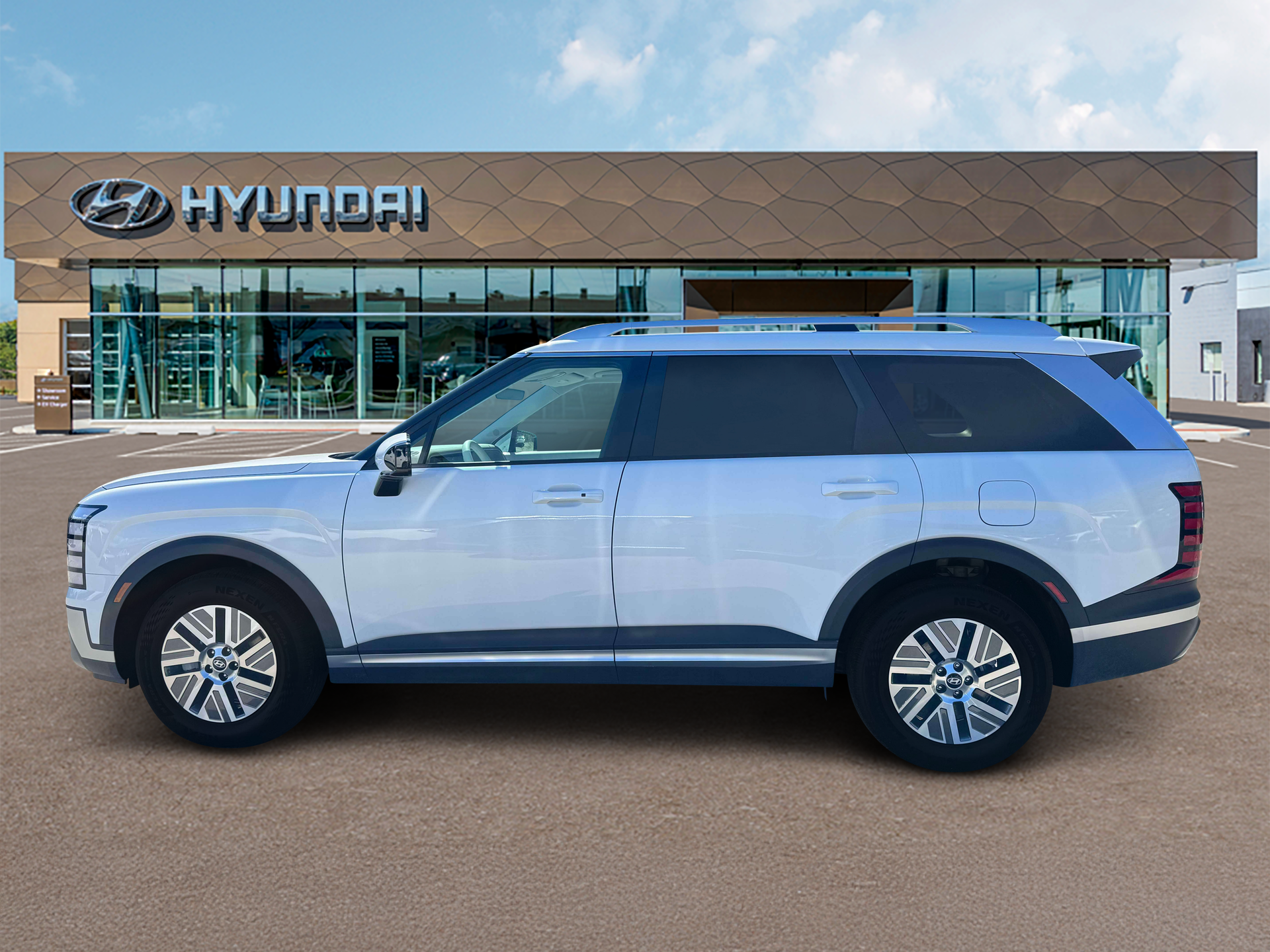 New 2027 White Hyundai SEL 7P image 3