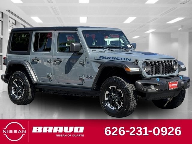 Used 2024 Gray Jeep Rubicon 4xe image 1