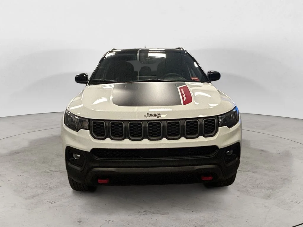 Used 2025 Bright White Jeep Trailhawk image 8