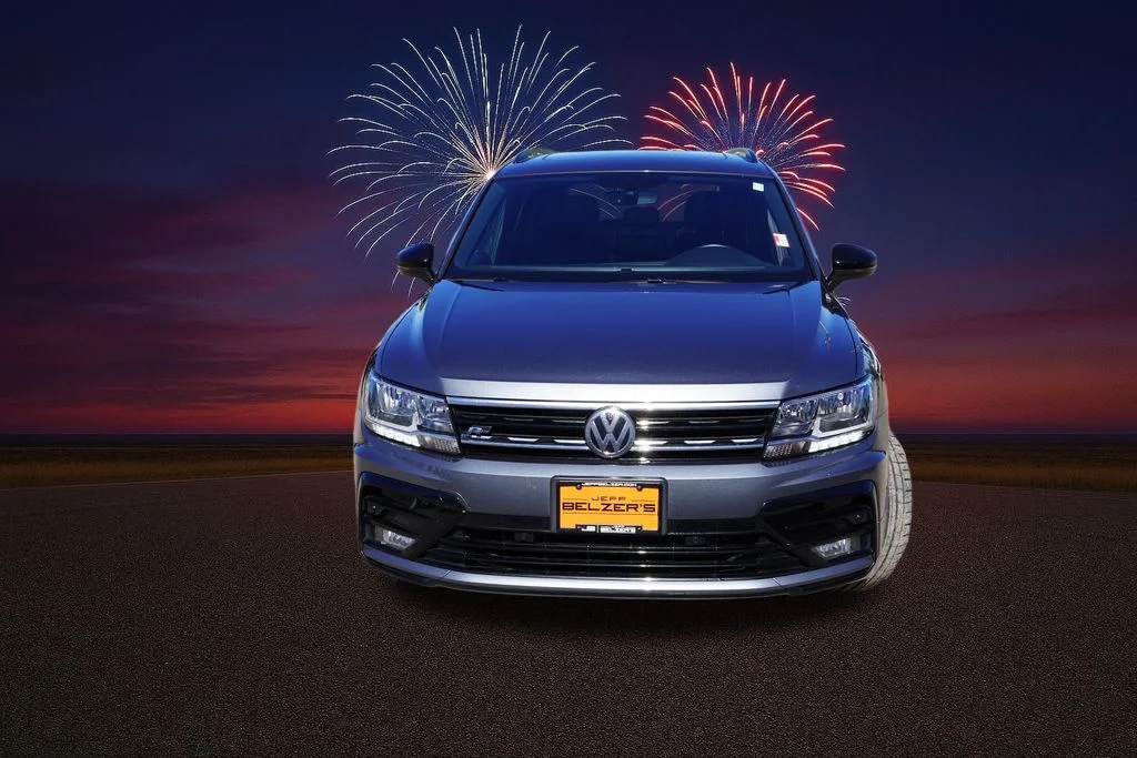 Used 2021 Platinum Gray Metallic Volkswagen 2.0T SE R-Line Black image 12