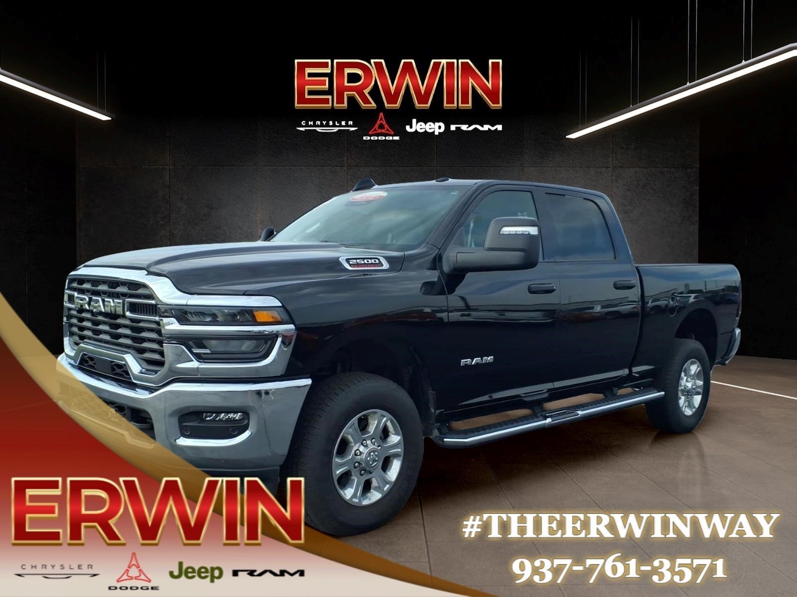 Certified Used 2026 Black Clear Coat RAM Big Horn image 3