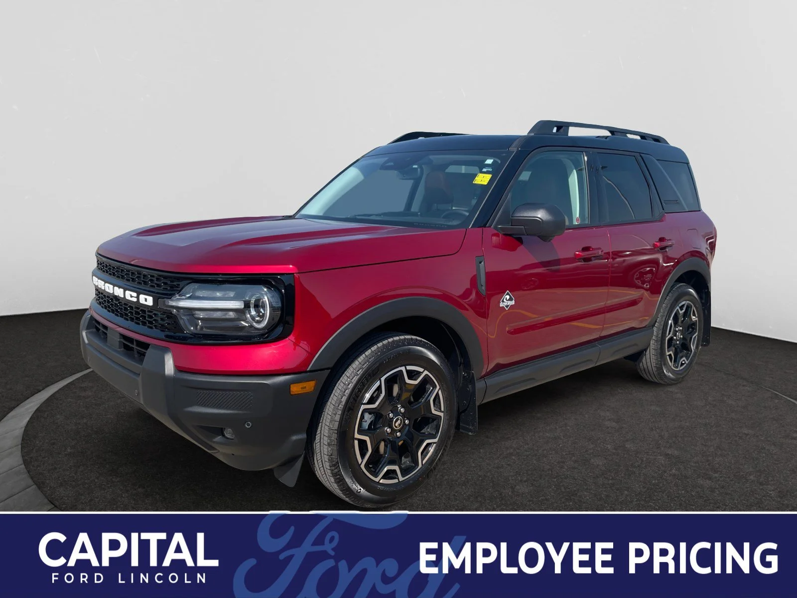 New 2026 Ruby Red Metallic Tinted Clearcoat Ford Outer Banks image 1