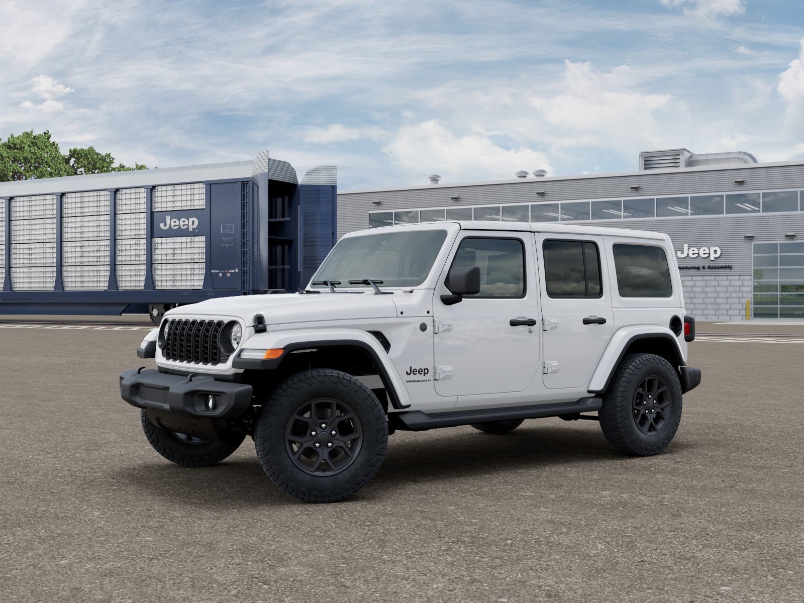 New 2027 Bright White Clear-Coat Paint Jeep Sport S image 2