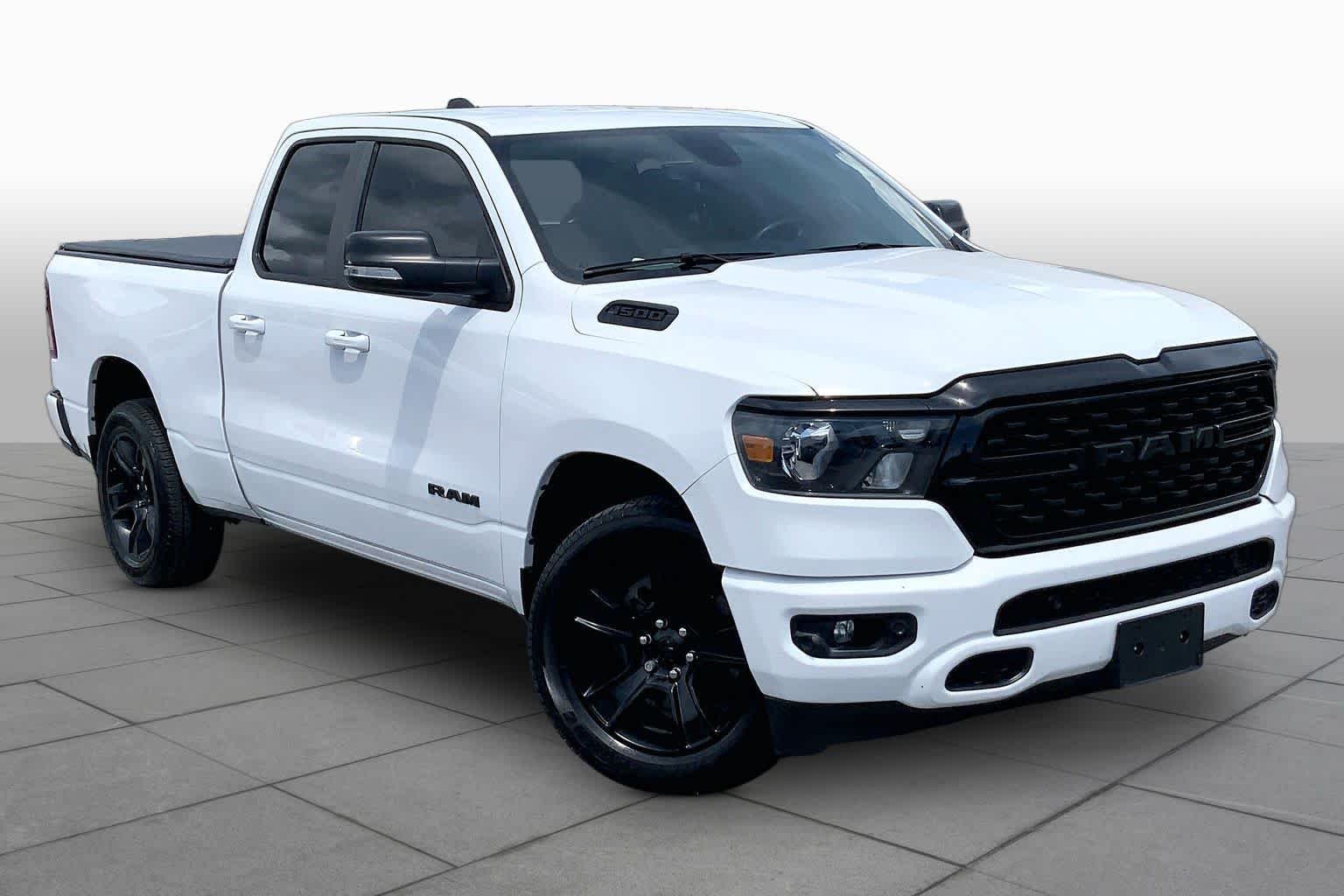 Used 2022 Bright White Clearcoat Ram Big Horn image 3