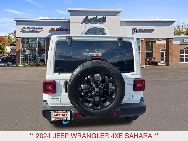 Used 2024 White Jeep Sahara 4xe image 6