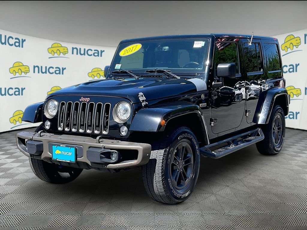 Used 2017 Black Jeep Unlimited Sahara image 3