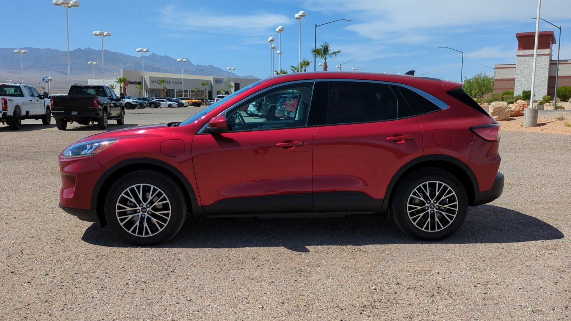 Used 2022 Red Metallic Ford SEL Plug-In Hybrid image 6